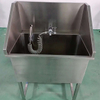 Lavabo per cani in acciaio inossidabile, vasca da bagno SPA per cani di grandi dimensioni PLXYC-02