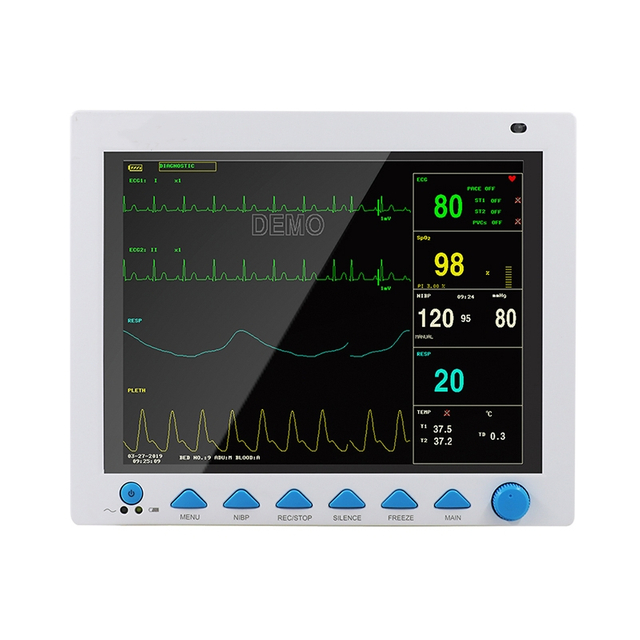 Monitor veterinario multiparametrico portatile da 12,1 pollici CMS8000VET