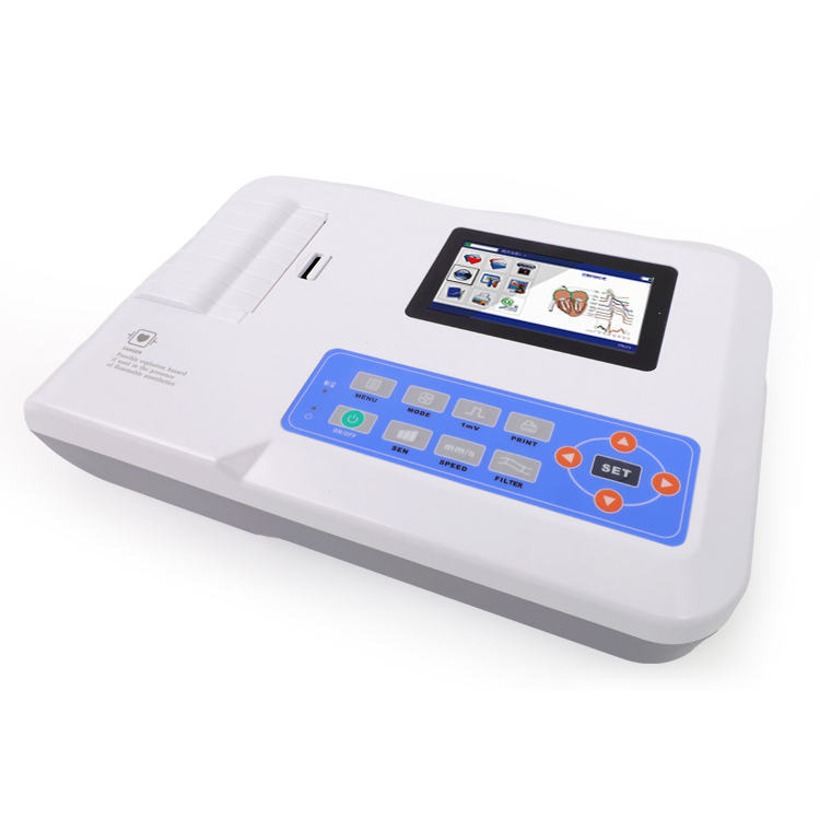 Macchina ECG portatile a 3 canali veterinaria ECG300G-VET