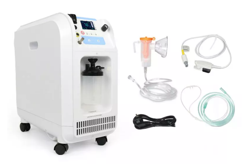 Generatore di ossigeno portatile veterinario 5L 