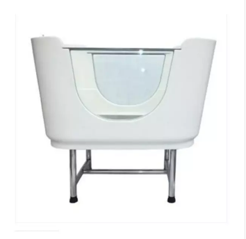 Vasca da bagno a tazza con finestra 